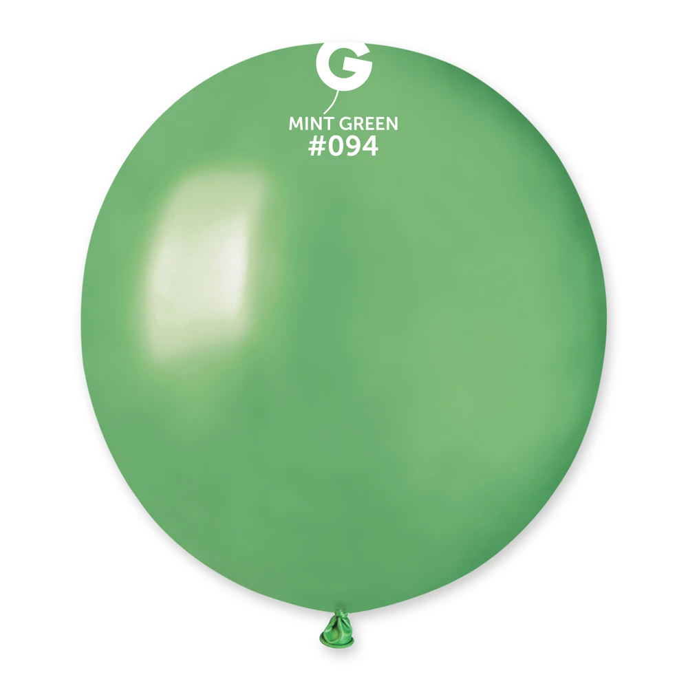 G-19″ Metallic mint green #094 3pz