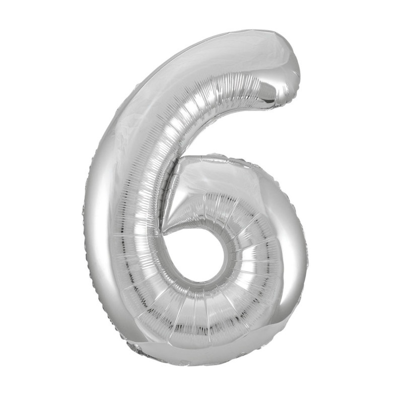 #6 Silver balloon shape