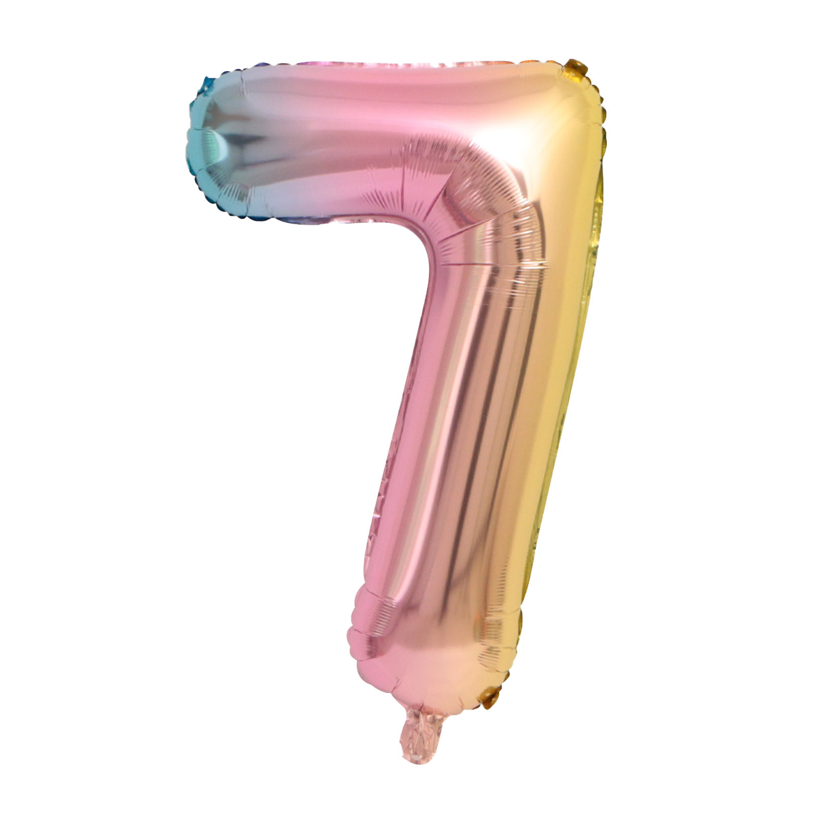 #7 Pastel Rainbow balloon shape