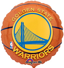 NBA Golden State Warriors Basketball Mylar 18in