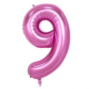 #9 Pink  balloon shape