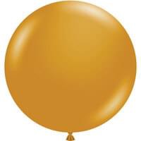 Tuftex Latex Balloon Metallic Gold   17in  – 3 pieces