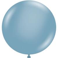 Tuftex Latex Balloon Blue Slate Pastel Designer   17in  – 4 pieces