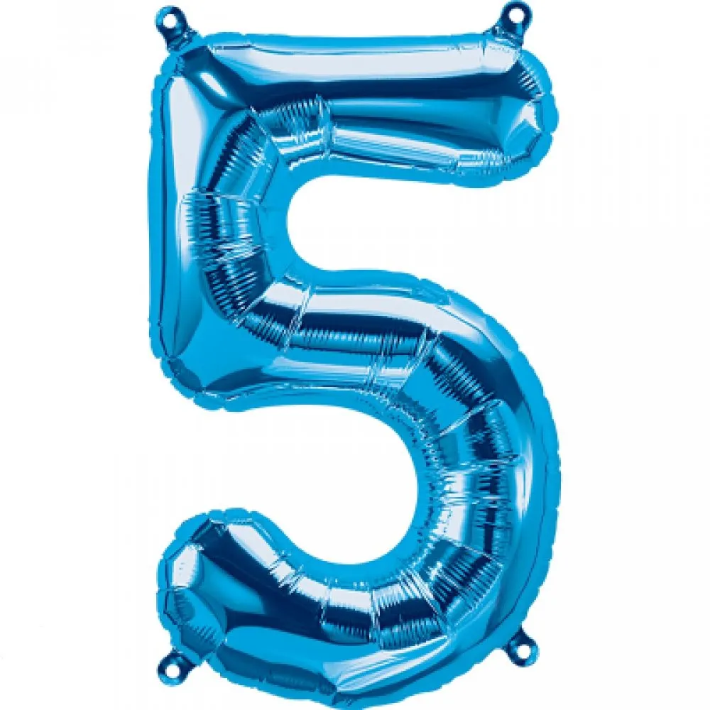 #5 Blue 16” Air filled balloon
