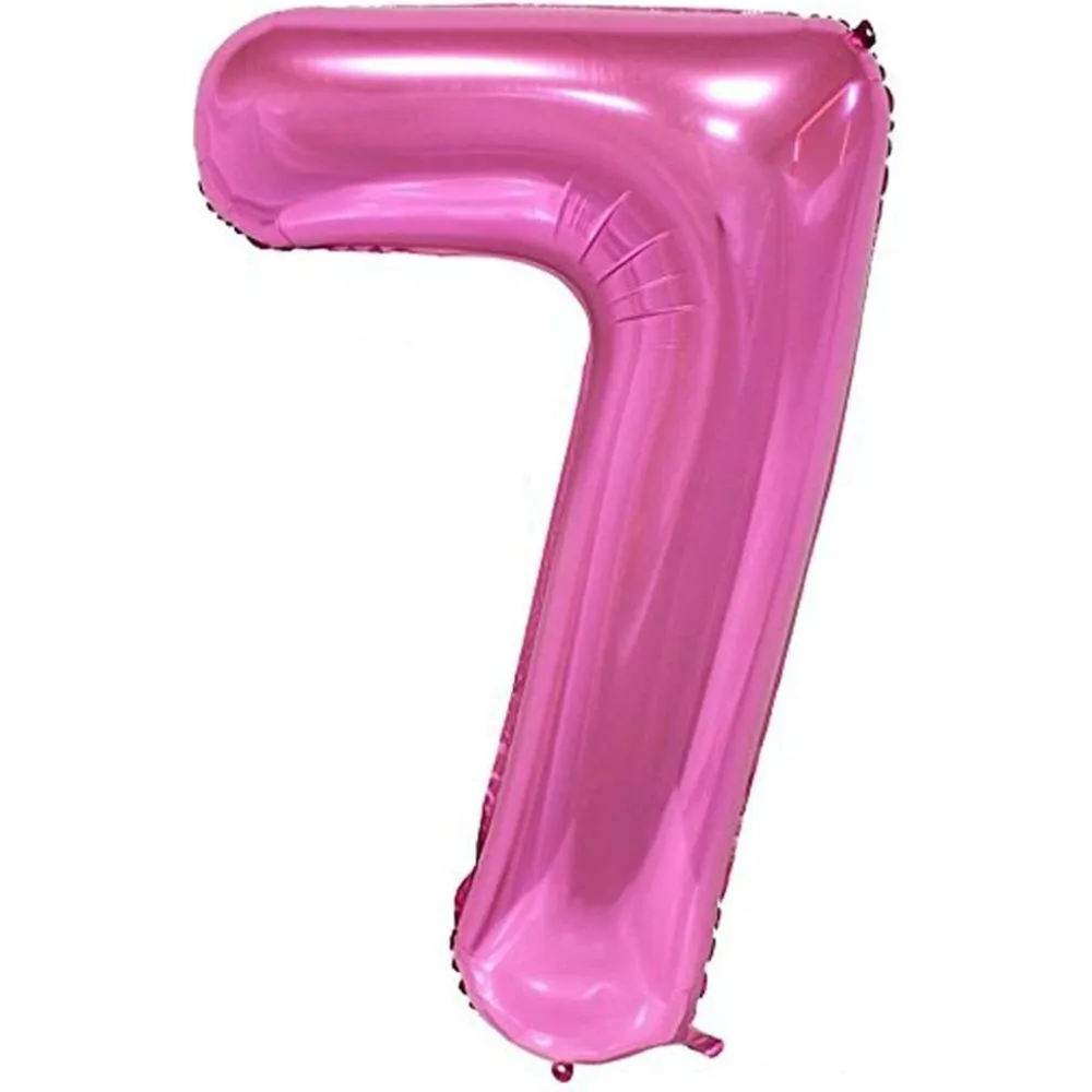 #7 Hot Pink 16” Air filled balloon