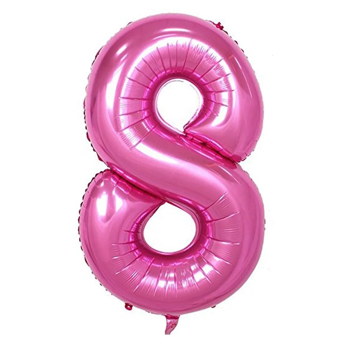 #8 Hot Pink 16” Air filled balloon