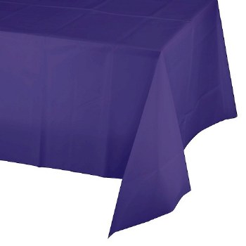 Purple rectangular table cover