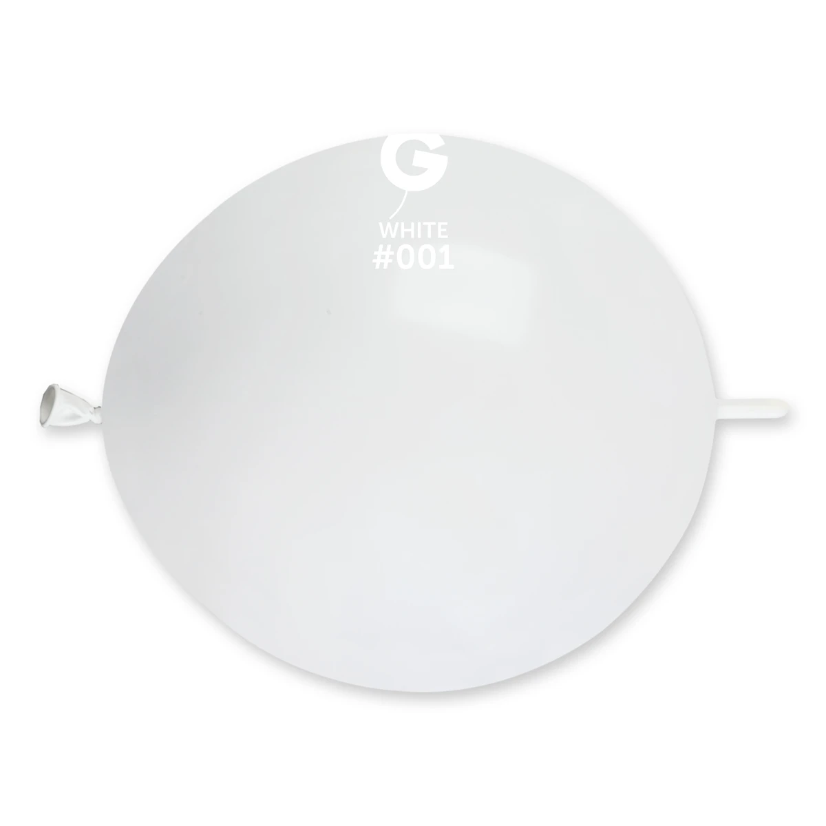 G-13” Link White Balloons #001 50ct