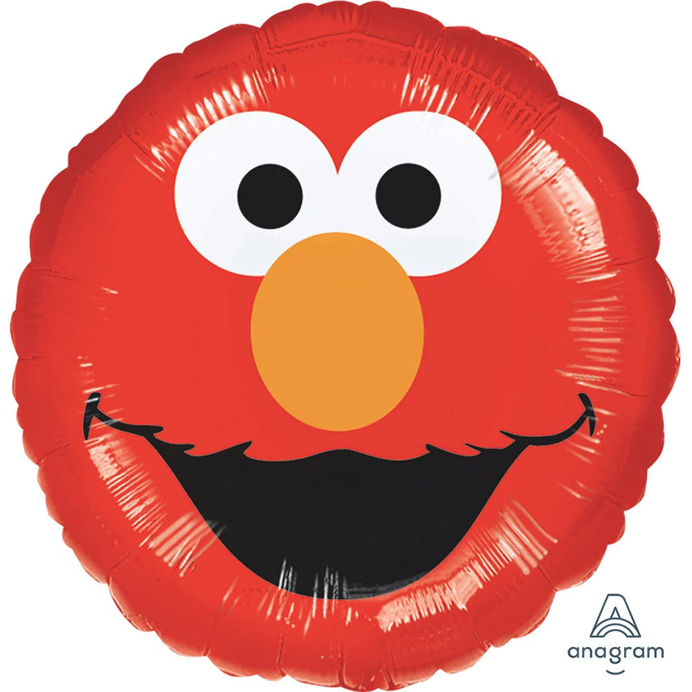 Elmo Smiles Mylar balloon 18in