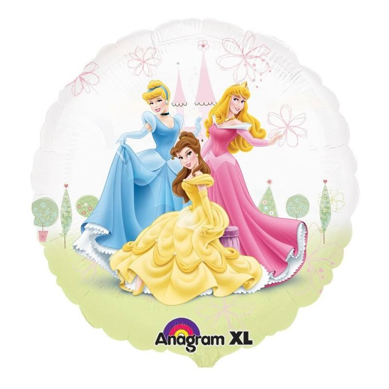 Disney princess clear balloon 22in