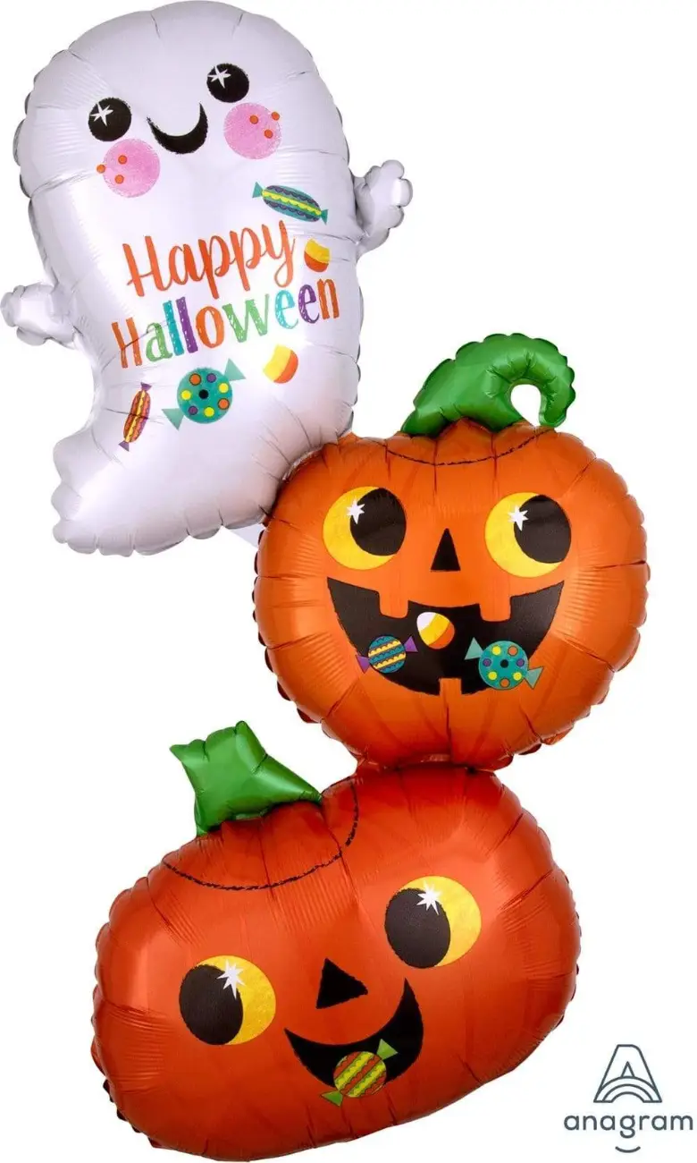 Happy Halloween Pumpkin & Ghost