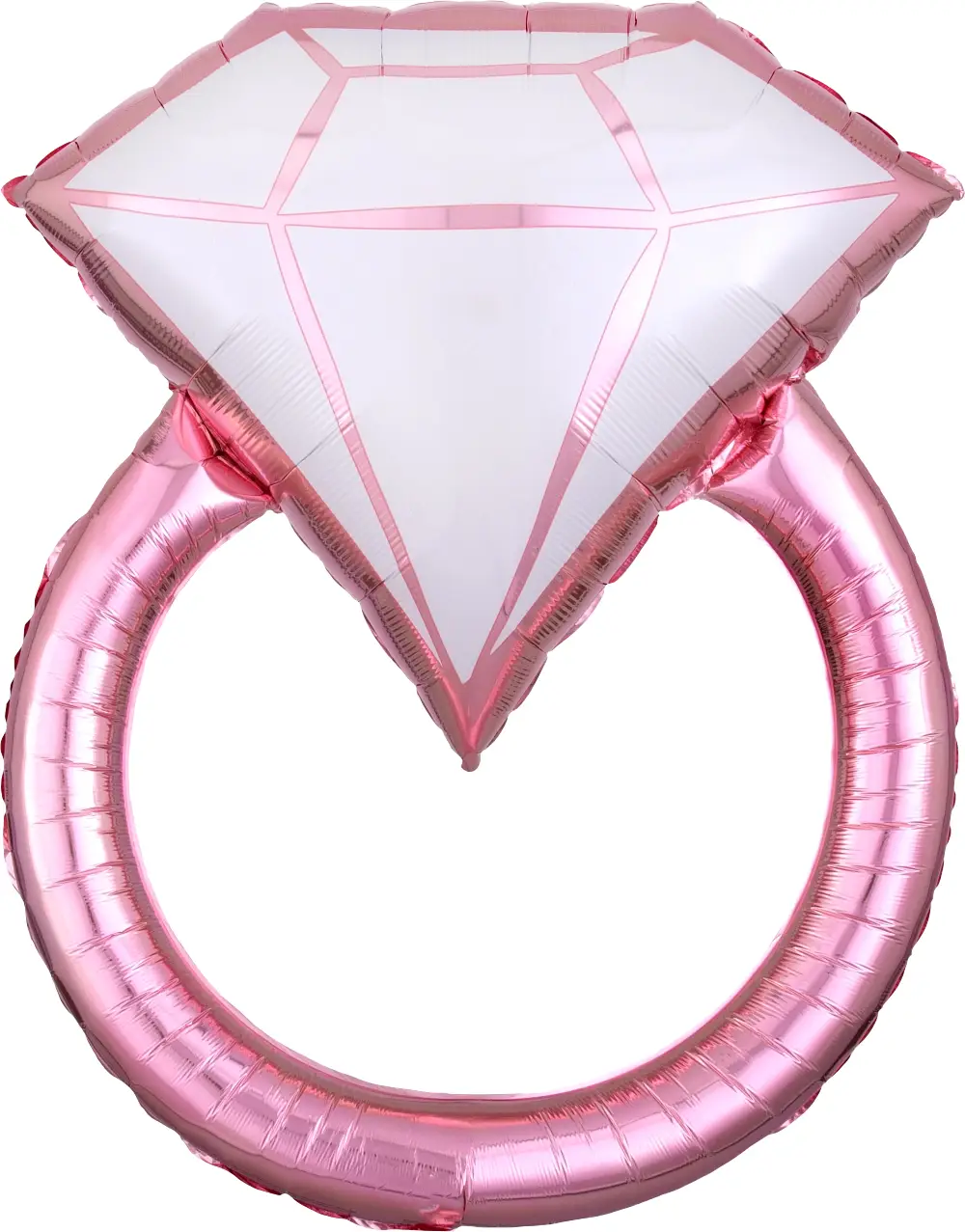Pink ring shape  balloon