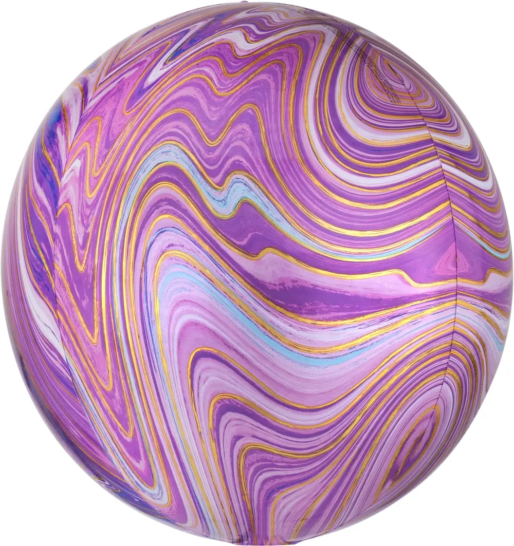 Purple and gold marblez Orbz