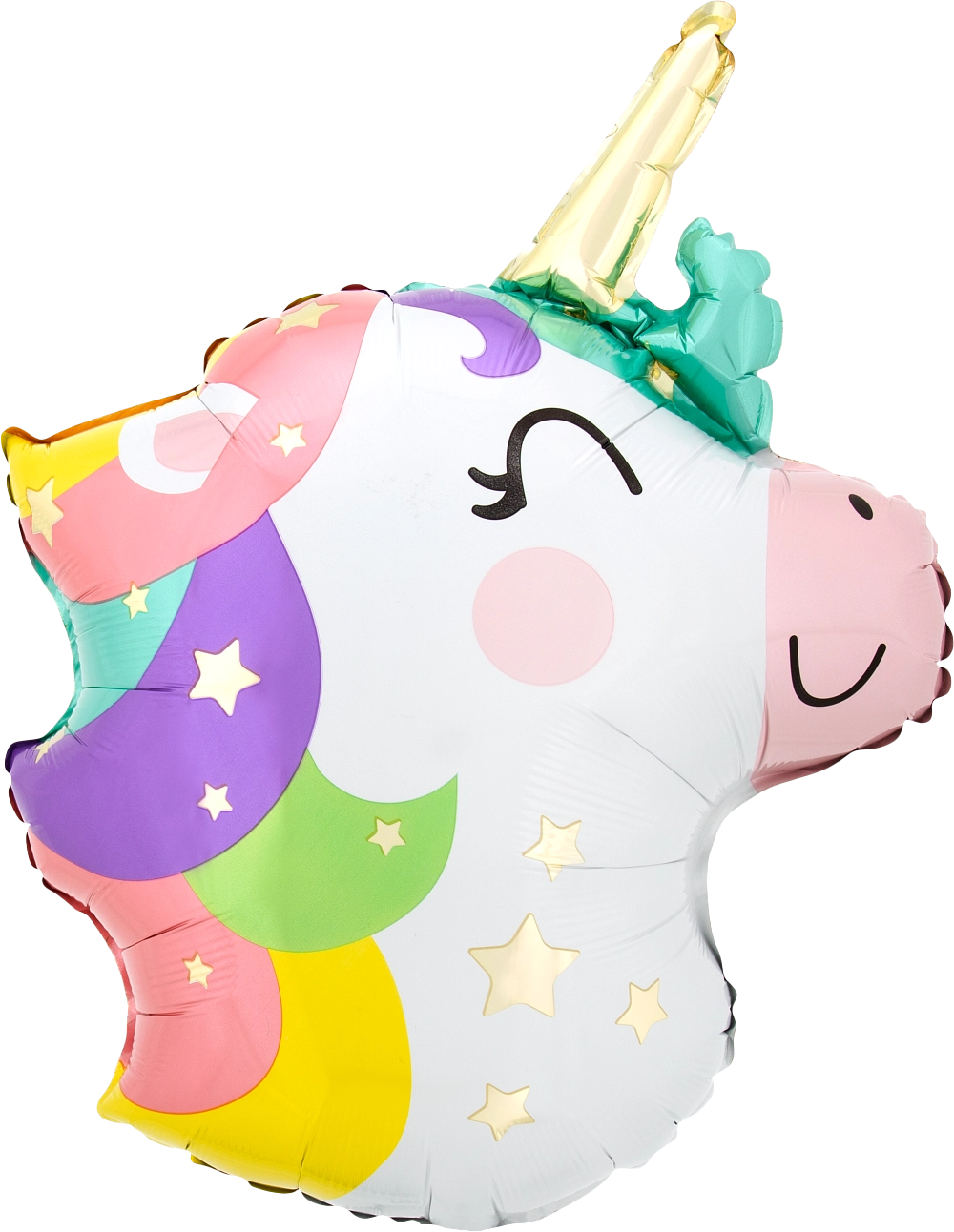 Pastel color unicorn jr shape