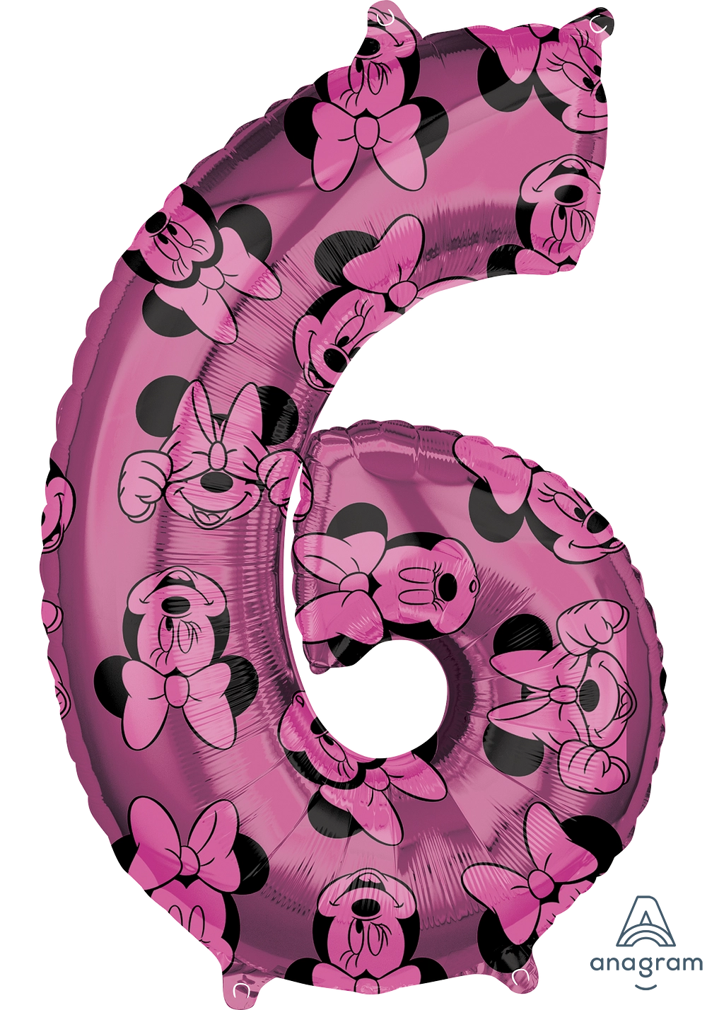 #6 Minnie Mouse balloon shape 34in