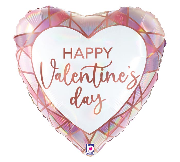 Happy Valentines Day heart shape 18”