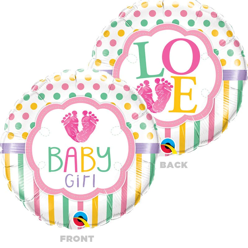 Baby girl dots and stripes
