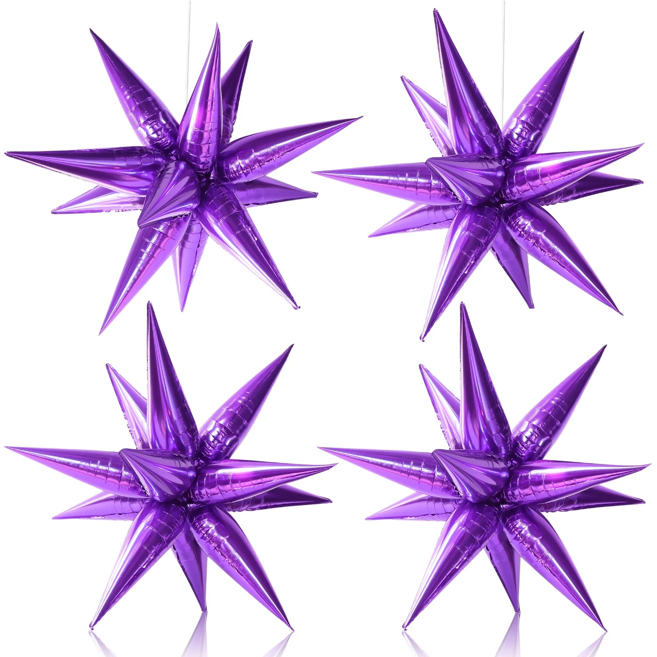 40” Purple Exploding Star Balloon
