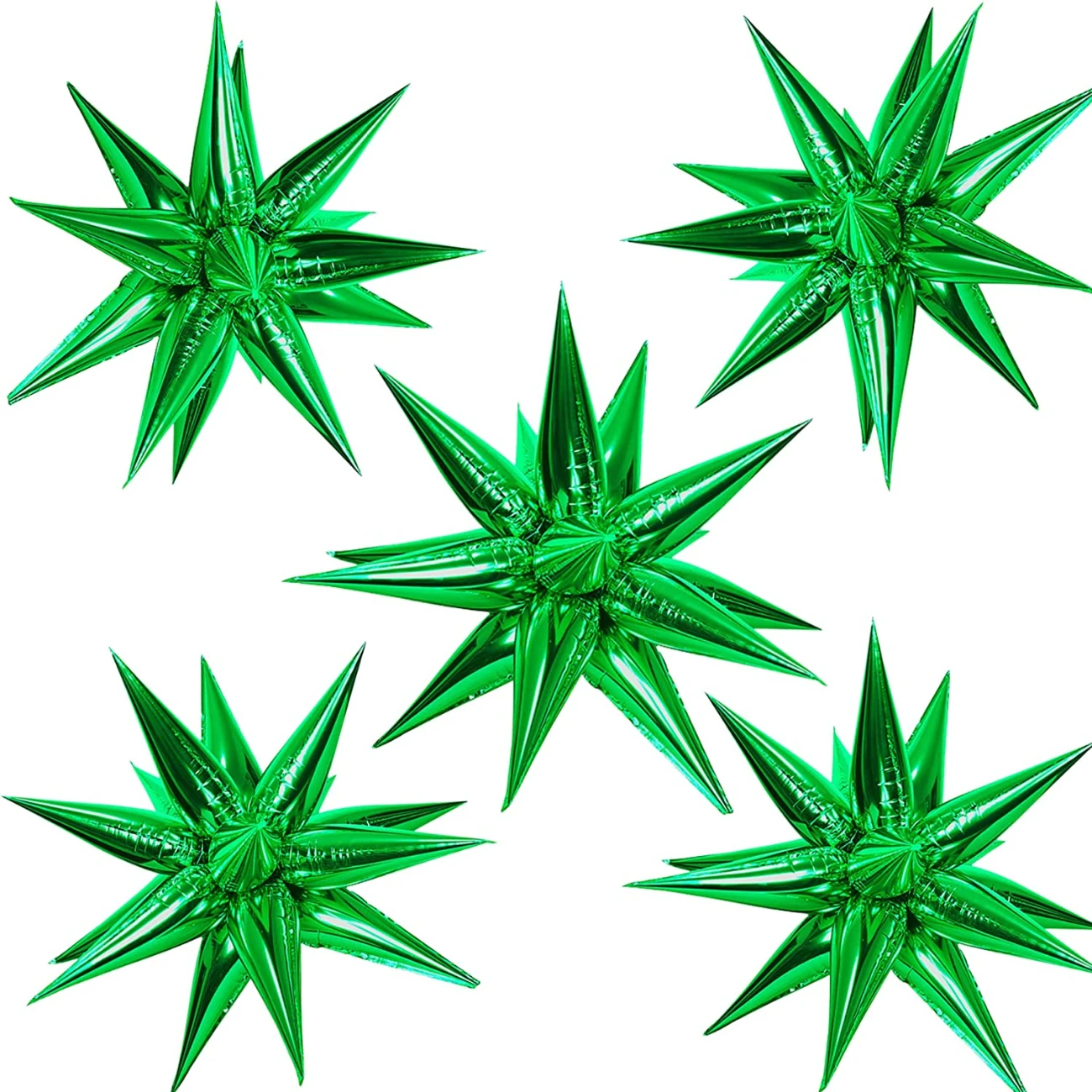 40” Green Exploding Stars