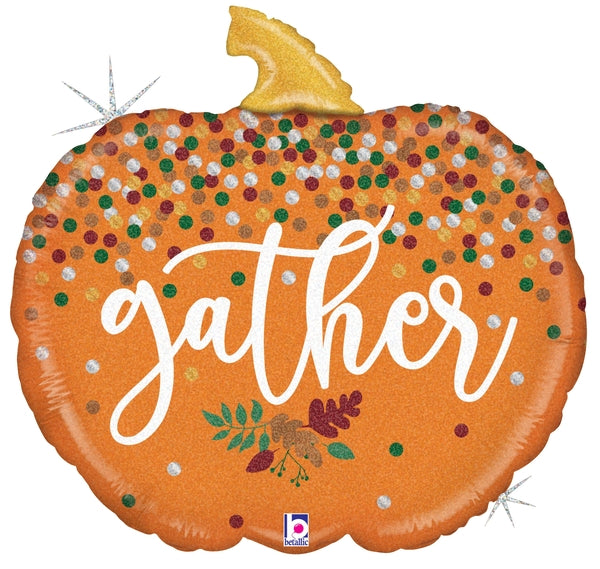 28” Gather Pumpkin Shape
