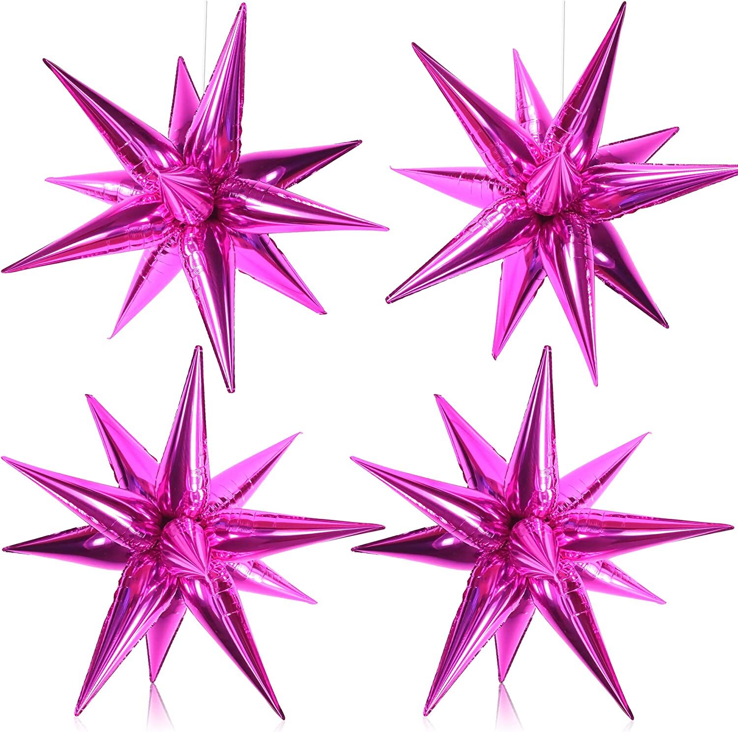 26” Pink Exploding stars balloon