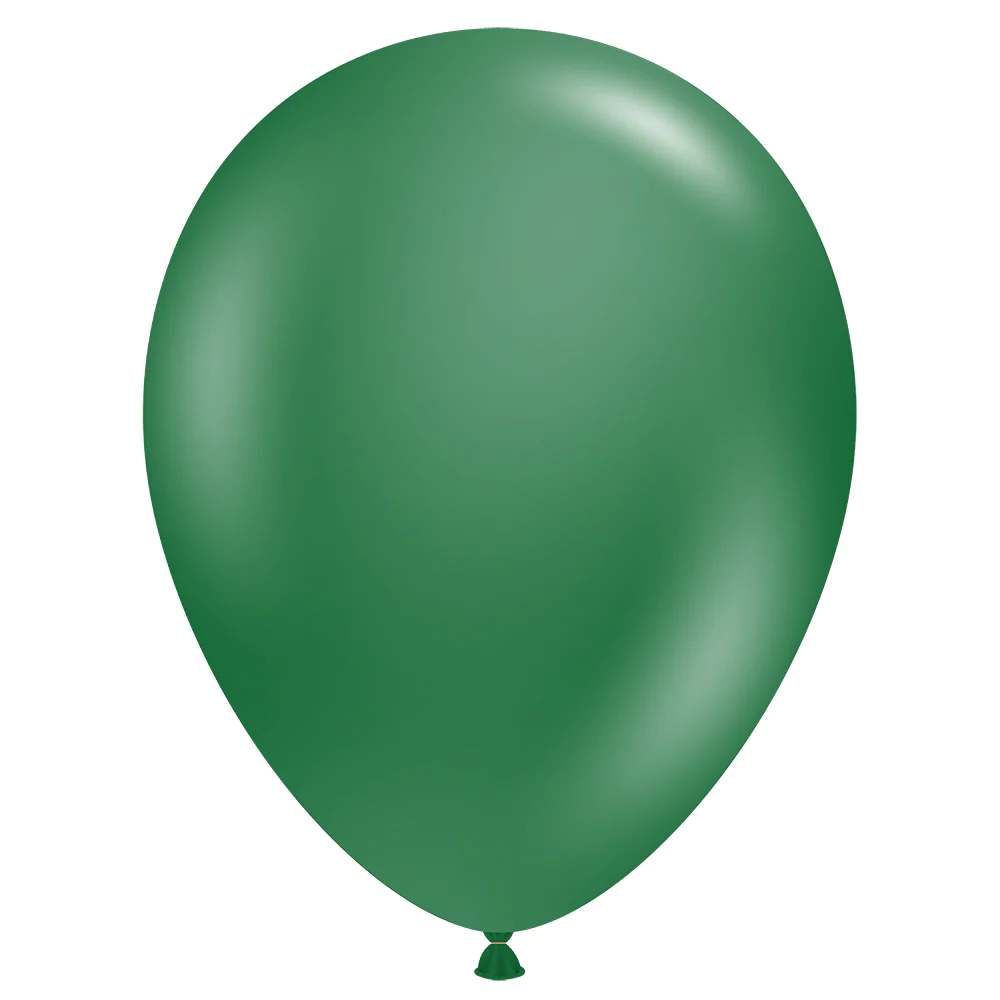 Tuftex Latex Balloon Forest Green 5inch – 50 pieces