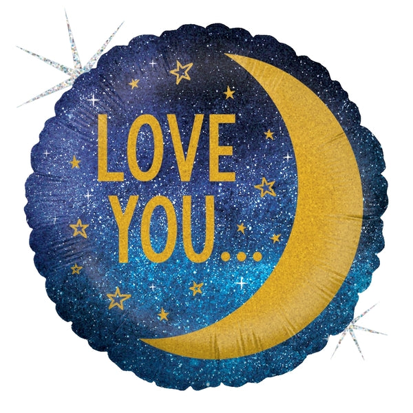 Love You To The Moon & Back Foil Balloons 18in