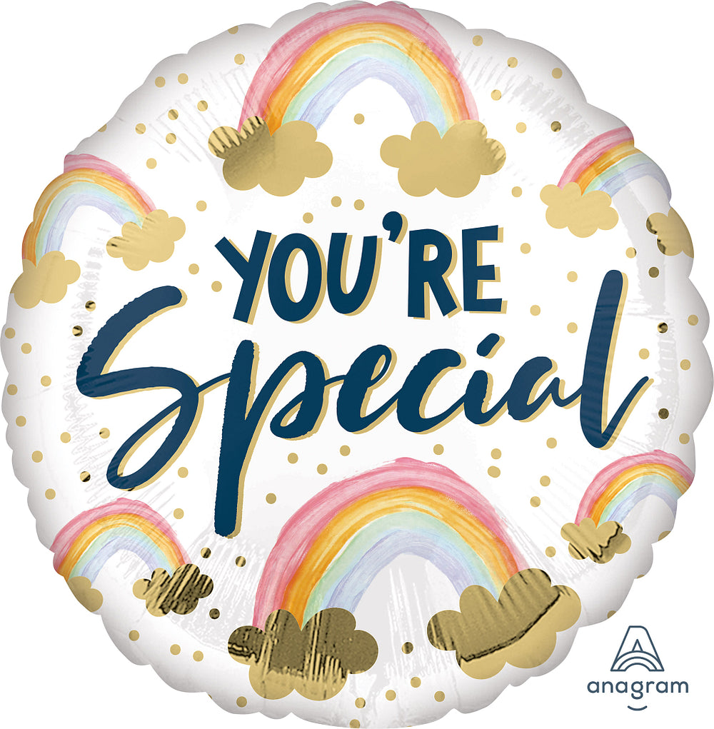 Youre Special Rainbows Mylar balloon 18in