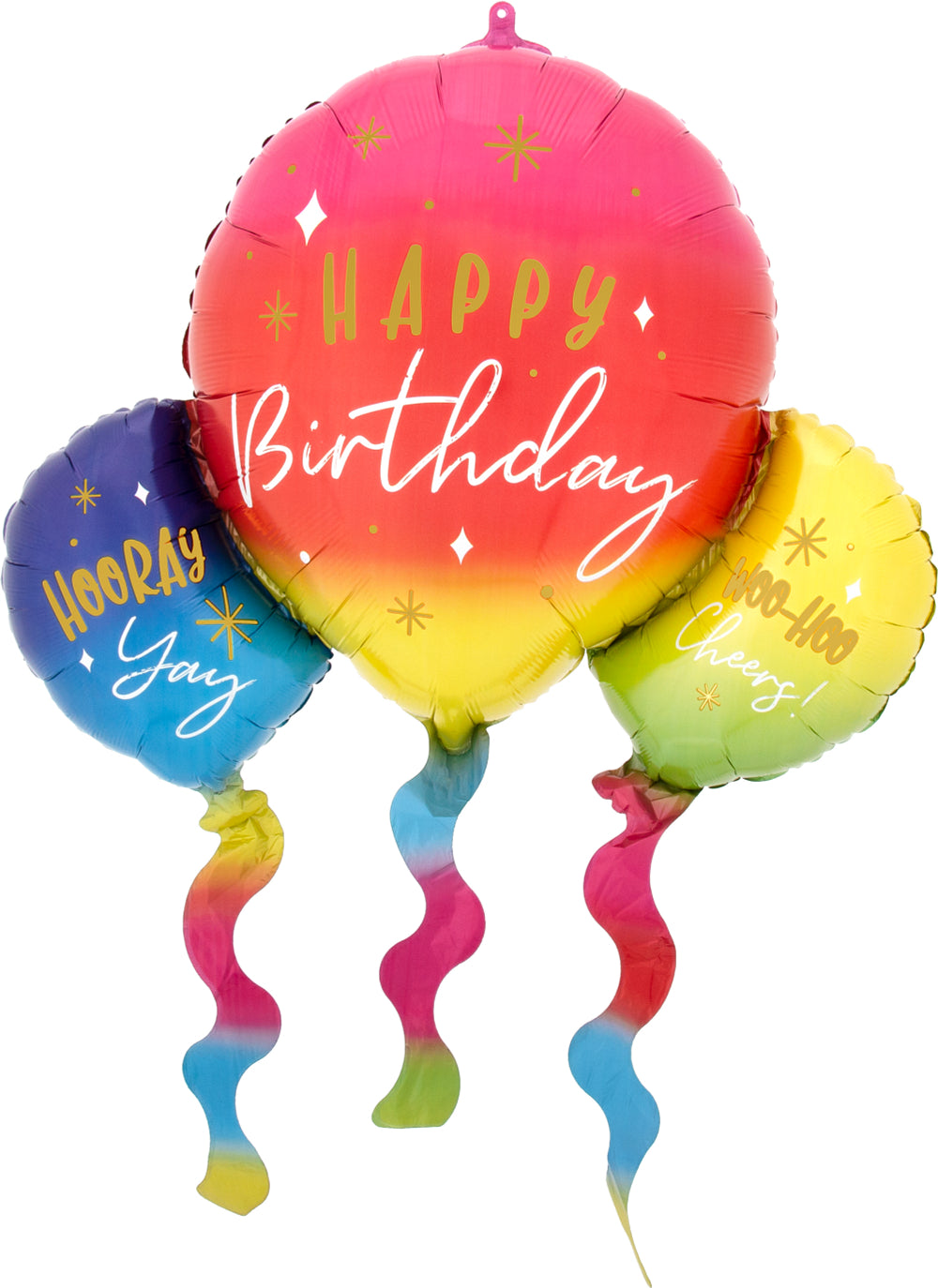 36” Happy Birthday Supershape mylar