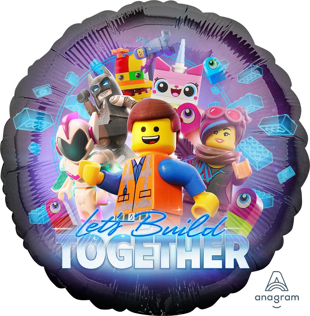 LEGO LETS BUILD TOGETHER BALLOON 18in