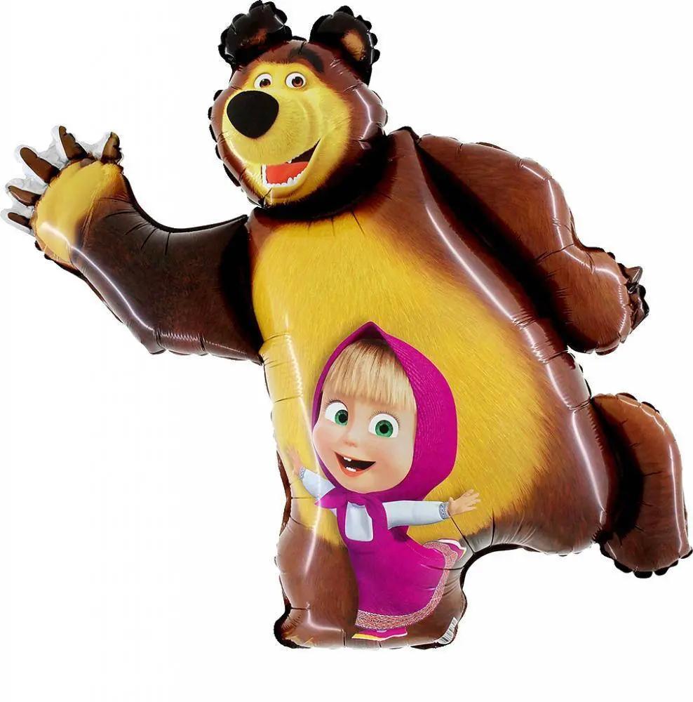 MASHA AND THE BEAR SHAPE FOIL BALLOON