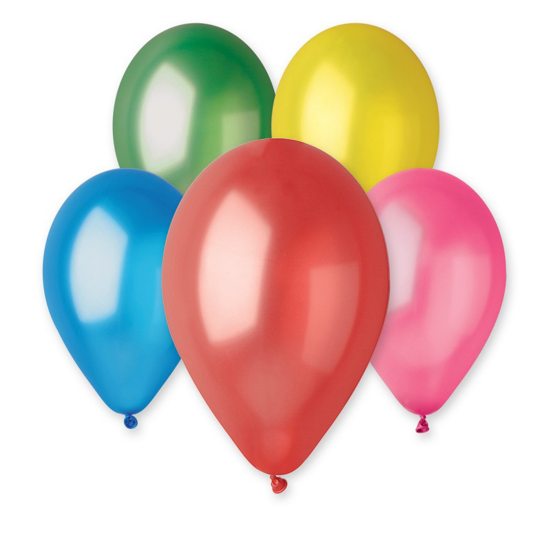 Metallic Latex Balloon With Helium