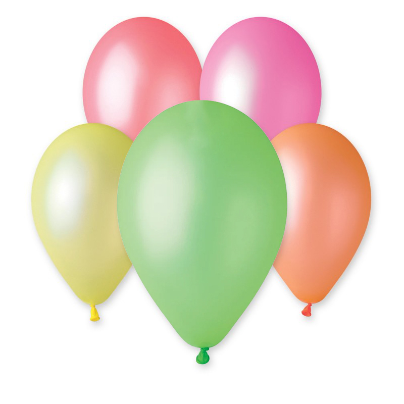 Neon Latex Balloon With Helium