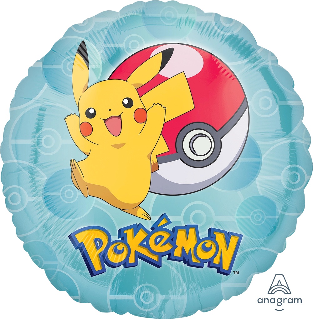 17″ Pokémon Pikachu  Mylar balloon