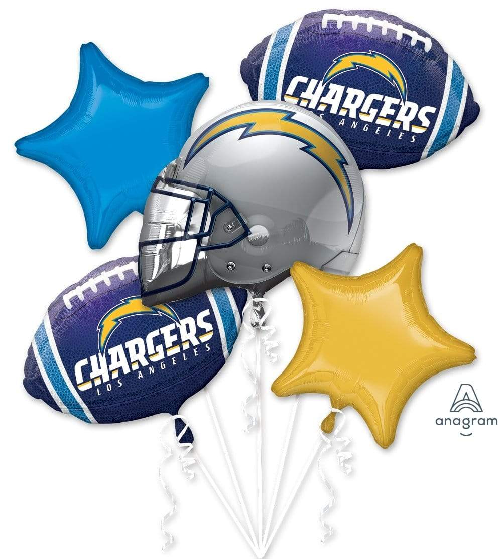 NFL – Los Angeles Chargers – Football Balloon Bouquet