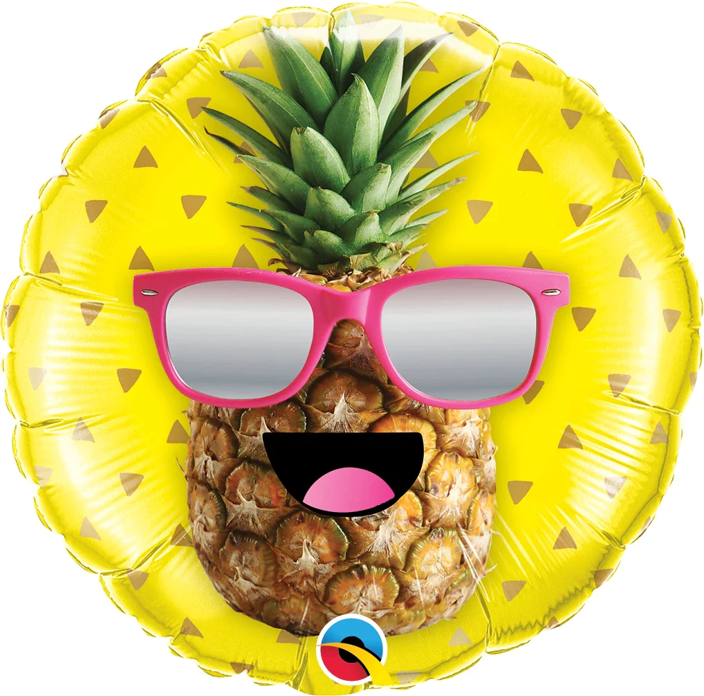 18″ Mr. Cool Pineapple Mylar balloon