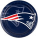 New England Patriots round plates