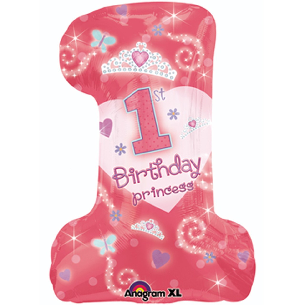 #1 ” Birthday Princess” shape balloon