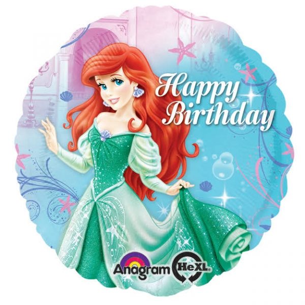 18″ Little Mermaid – Happy Birthday – Foil Balloon