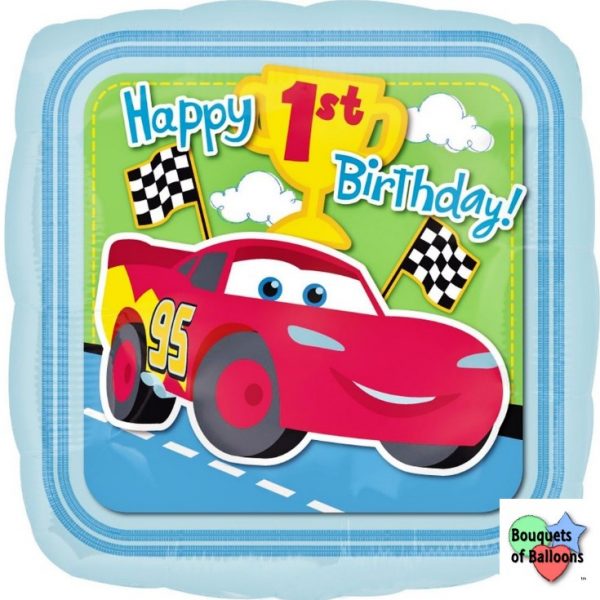 “Happy 1st Birthday “ Disney cars