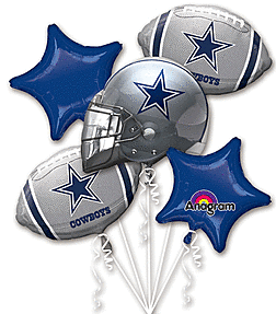 NFL-Dallas Cowboys balloon bouquet