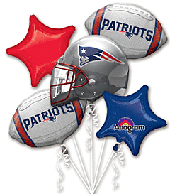 NFL-Patriots Balloon Bouquet