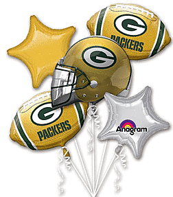 NFL – Green Bay Packers – Football Bouquet Foil Balloon
