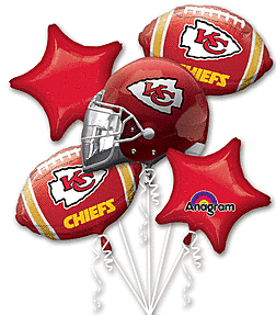 NFL-Kansas City Chiefs  balloon  bouquet
