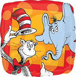 Dr. Seuss /Cat in the Hat Mylar balloon