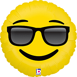 Emoji Sunglasses Mylar balloon