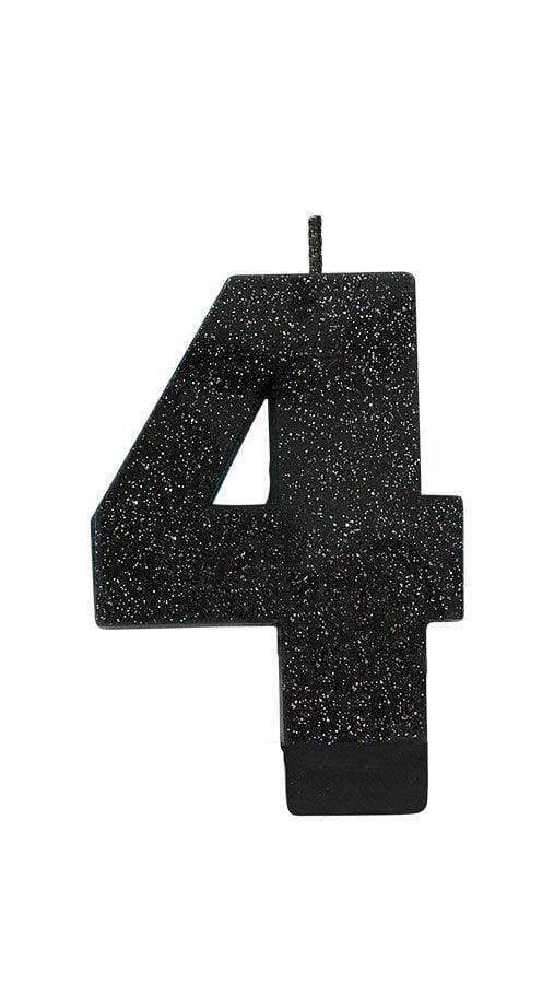 #4 Sparkly black candle