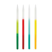 Ombre Birthday Candles 5″ – Assorted 12ct