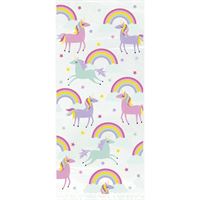 Rainbow & Unicorn Cellophane Bags 20ct