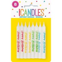 Birthday Candles – Assorted 8c